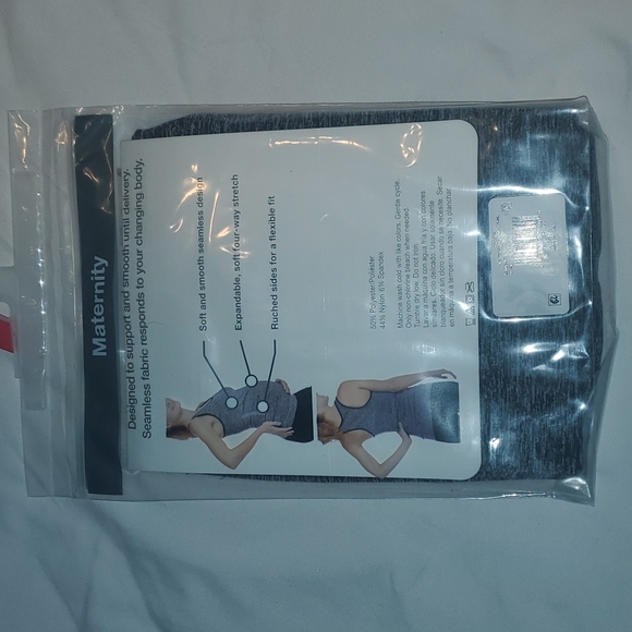 Maternity Racerback tank grey colored - Picture 2 of 3